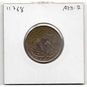 Egypte 10 millièmes 1354 AH - 1935 Sup, KM.347 Fuad 1er