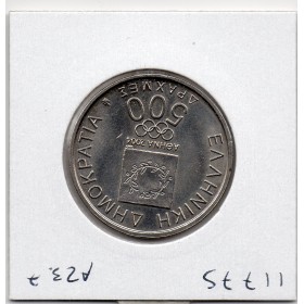 Grece 500 Drachmai 2000 Sup, KM.178 JO Coubertin et Vikelas