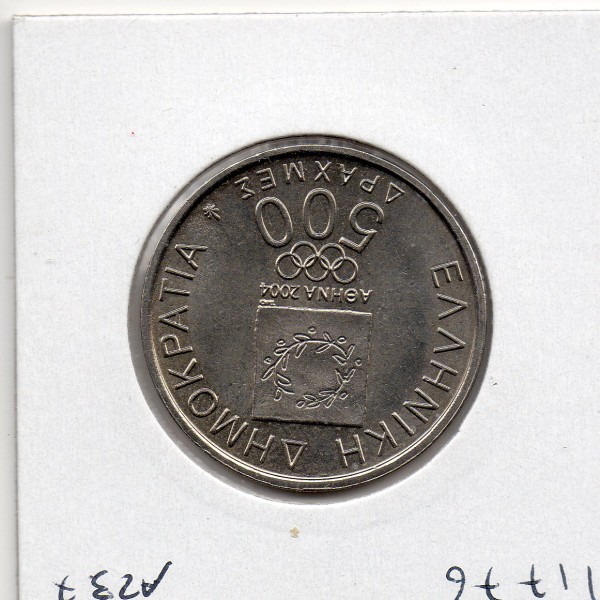 Grece 500 Drachmai 2000 Sup, KM.178 JO Coubertin et Vikelas