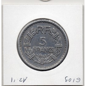 5 francs Lavrillier 1945 B Beaumont TTB+
