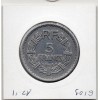 5 francs Lavrillier 1945 B Beaumont TTB+