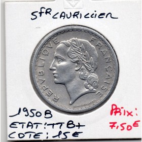 5 francs Lavrillier 1950 B Beaumont TTB+