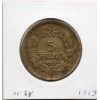 5 francs Lavrillier 1945 TTB, France pièce de monnaie