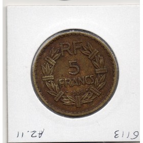 5 francs Lavrillier - 1938 - TTB - F.337/1- Oxydée