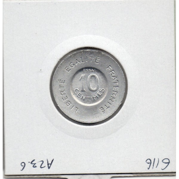 Essai 10 centimes Rude petit module 1909 Spl