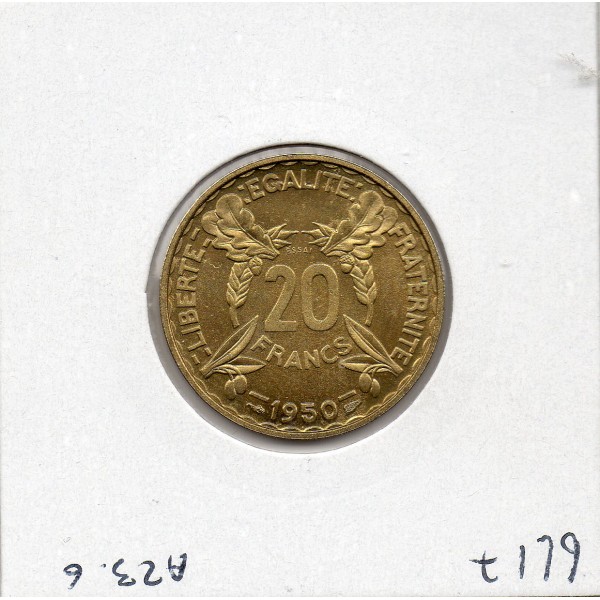 Essai 20 francs concours par Turin 1950 Spl