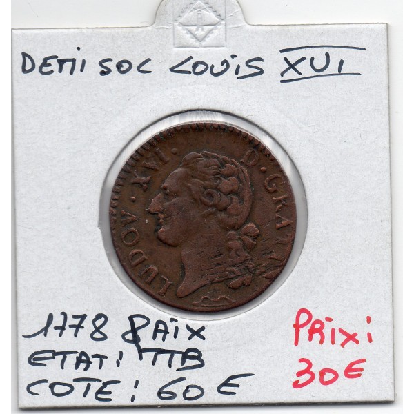Demi Sol 1778 &  Aix Louis XVI TTB