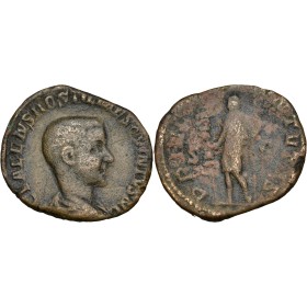 Sesterce d'Hostilien (250-251), RIC.216a PRINCIPI IVVENTVTIS Rome