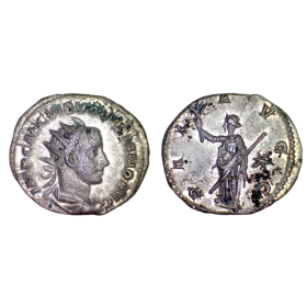 Antoninien de Volusien (251-253), RIC.180 PAX AVGG Rome