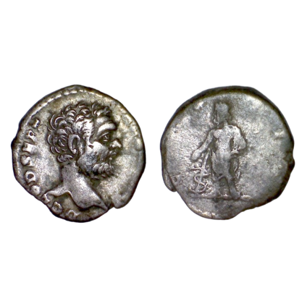 Denier de Clodius Albinus (194) RIC.2 Asclepios Rome