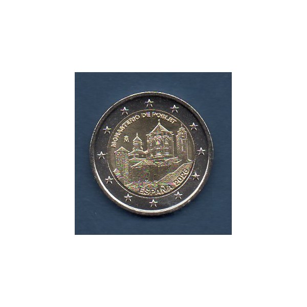 2 euro commémorative, Espagne 2026, Monastère de Poblet pièce de monnaie €
