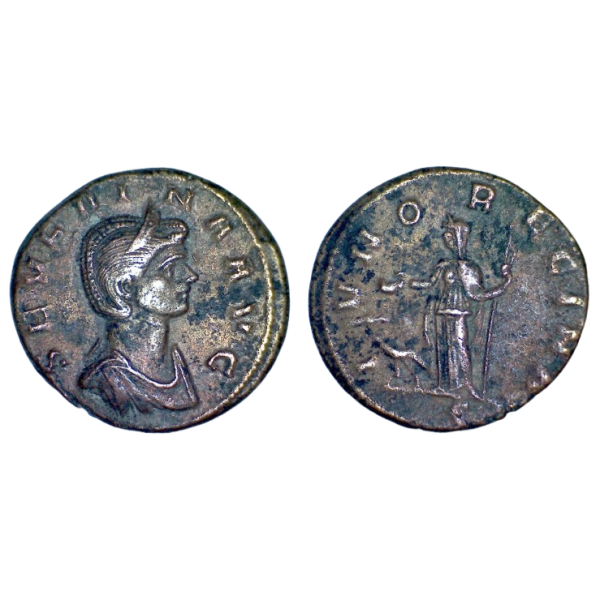 Sesterce ou as de Séverine (274), RIC 7 IVNO REGINA atelier Rome