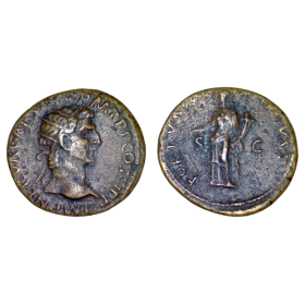 Dupondius de Nerva (97) RIC.84 FORTVNA AVGVST atelier Rome