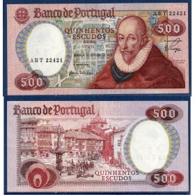 Portugal P.177, Sup Billet de 500 Escudos 1979 Francisco Sanches