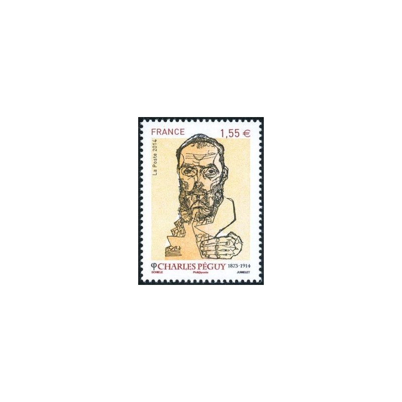 Timbre France Yvert No 4898 Charles Péguy