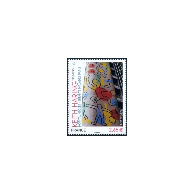 Timbre France Yvert No 4901 Keith Haring, hopital Necker