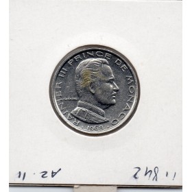 Monaco 1 Franc 1968 Sup, Gad.150 Rainier III