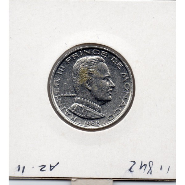Monaco 1 Franc 1968 Sup, Gad.150 Rainier III