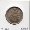 Monaco 20 francs 1947 Spl, Gad.137 Louis II
