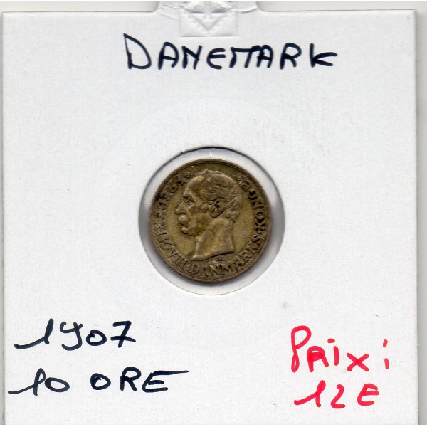 Danemark 10 ore 1907 Sup, KM.807 Frederik VIII