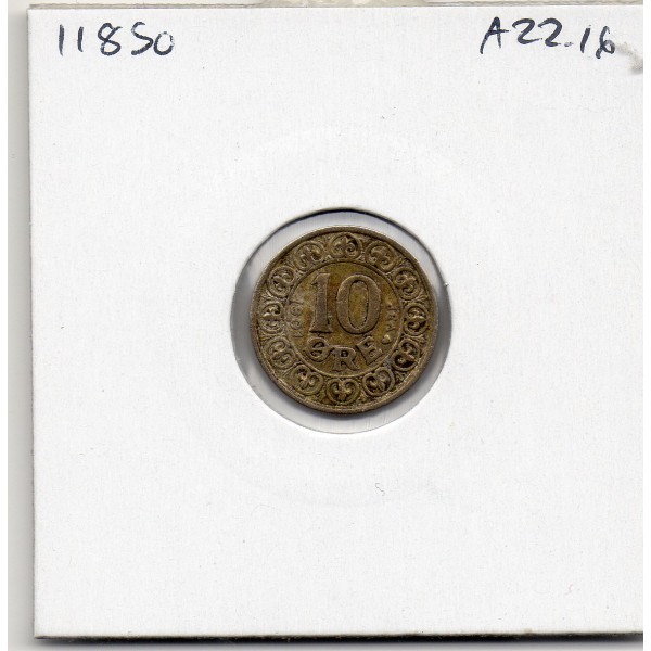 Danemark 10 ore 1907 Sup, KM.807 Frederik VIII