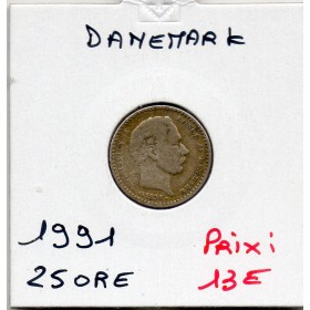 Danemark 25 ore 1891 TB, KM.796 Christian IX