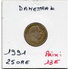 Danemark 25 ore 1891 TB, KM.796 Christian IX