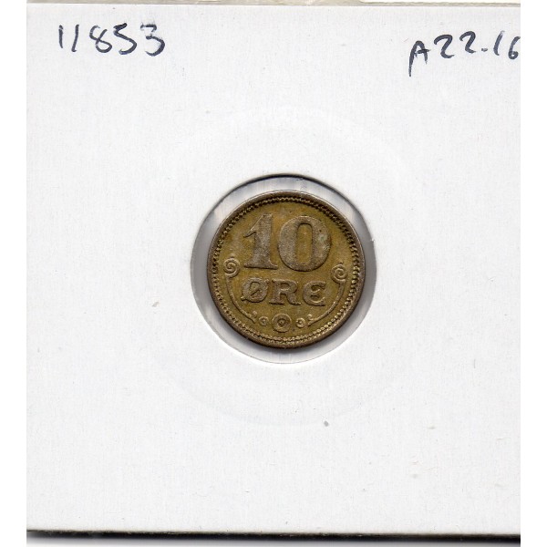 Danemark 10 ore 1915 Sup, KM.818 Christian X