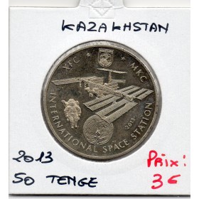 Kazakhstan 50 tenge 2013 Sup, KM.390 station spatiale