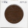 Vatican Pius Pie VII 1 Baiocco 1802 TB, KM.1267
