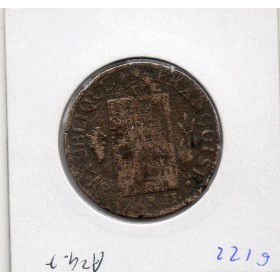 1 sol aux balances 1793 MA Marseille TB Nettoyée