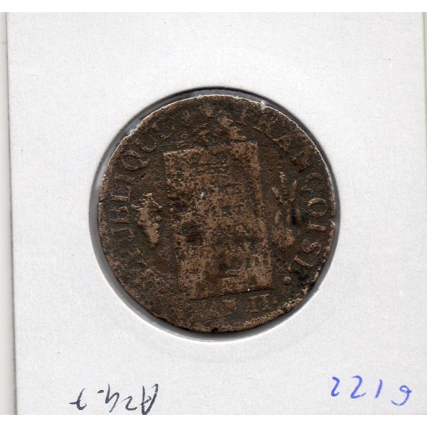1 sol aux balances 1793 MA Marseille TB Nettoyée