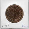 1 décime siège Strasbourg 1815 BB Louis XVIII TTB-