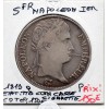 5 francs Napoléon 1er 1813 Q Perpignan TTB cassure de coin