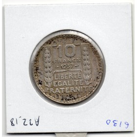 10 francs Turin Argent 1937 TTB