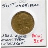 50 centimes Lagriffoul 1962 4 plis TTB+