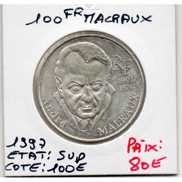 100 francs Malraux 1997 Sup