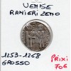Italie Venise Ranieri Zeno Grosso 1253-1268 TTB