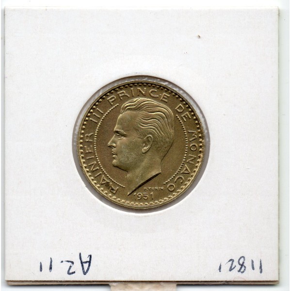 Monaco 20 francs 1950 Sup, Gad.140 Rainier III