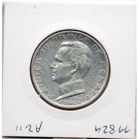 Monaco 5 Francs 1960 TTB+, Gad.152 Rainier III