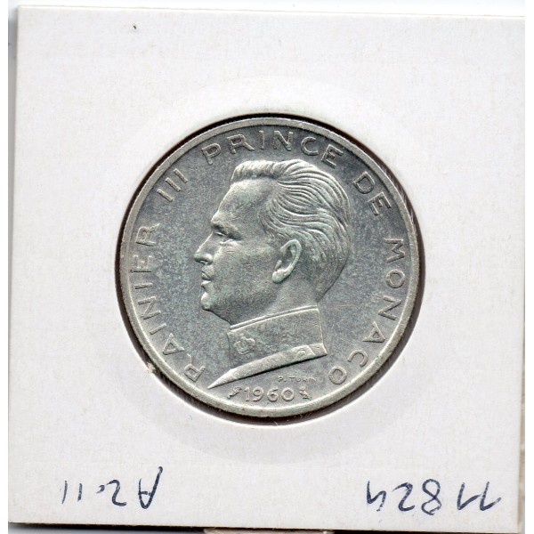 Monaco 5 Francs 1960 TTB+, Gad.152 Rainier III