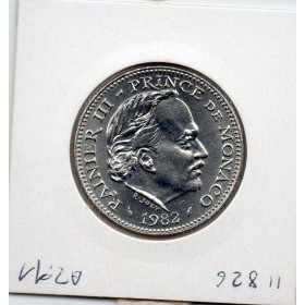 Monaco 5 Francs 1982 Sup+, Gad.153 Rainier III