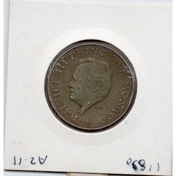 Monaco 10 Francs 1974 TTB+, Gad.157 Rainier III