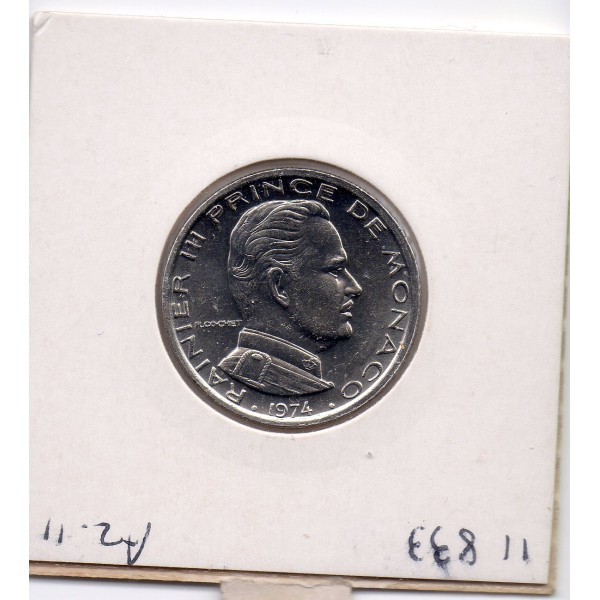 Monaco 1 Franc 1974 Sup+, Gad.150 Rainier III