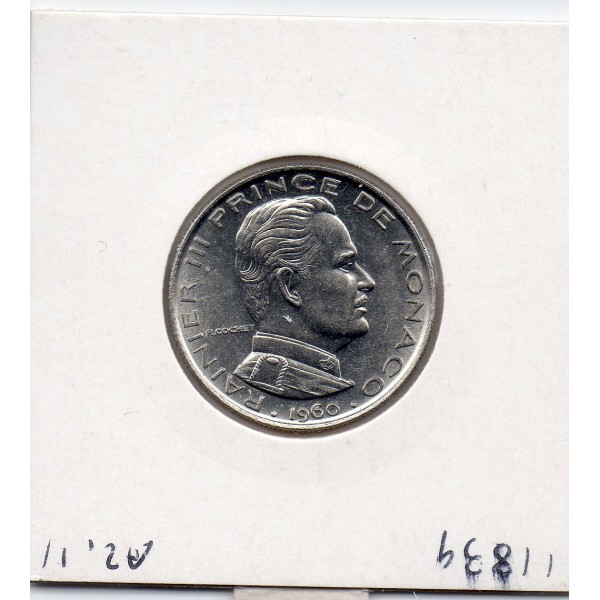 Monaco 1 Franc 1960 Sup+, Gad.150 Rainier III