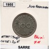Sarre Saar, 100 franken 1955 Sup, Gad.4