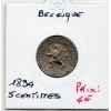 Belgique 5 centimes 1894 en Francais lion normal TTB+, KM.40 Leopold II