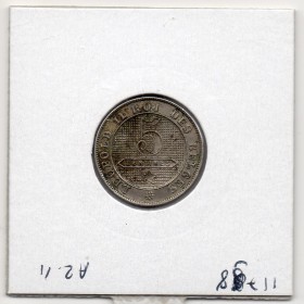 Belgique 5 centimes 1894 en Francais lion normal TTB+, KM.40 Leopold II