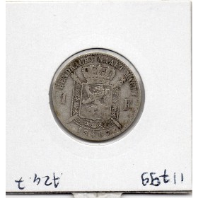 Belgique 1 Franc 1887 en Flamand TB, KM.29 Leopold II