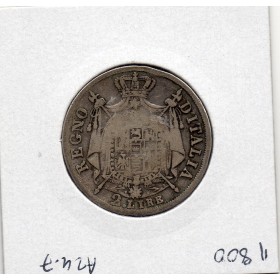 Italie Napoléon 2 Lire 1812 B Bologne TB,  KM.C9